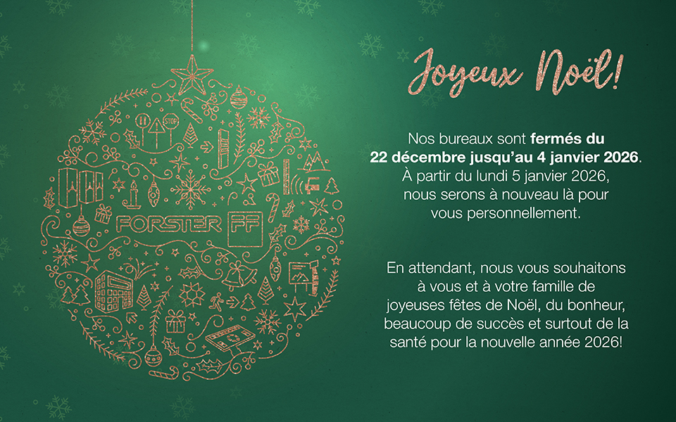 Joyeux Noël - Nous sommes en congé sabbatique du 22.12.2024 au 04.01.205